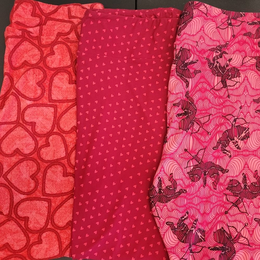 3 Pairs LulaRoe Tall & Curvy Leggings